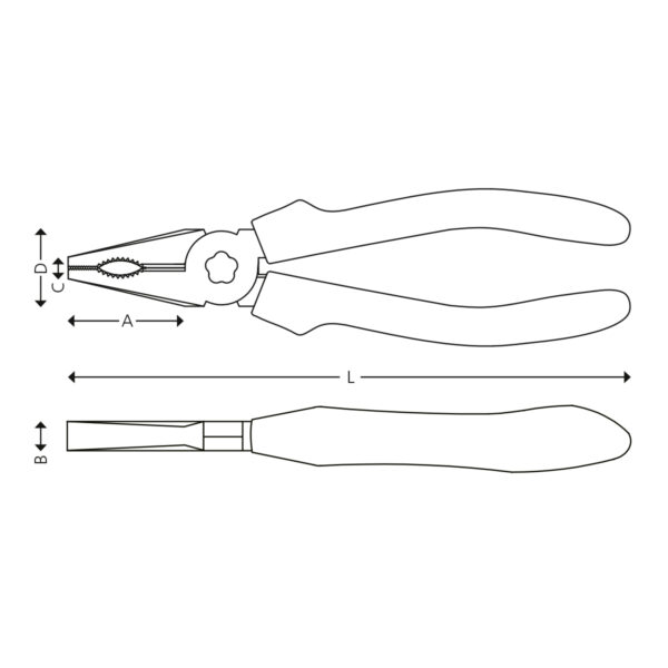 Kombinasjonstang - 180 mm - Bilde 3