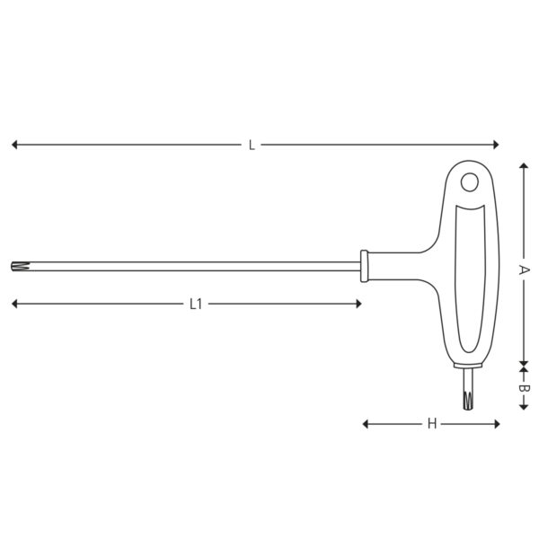 T-håndtak Torx® skrutrekkere - Bilde 2