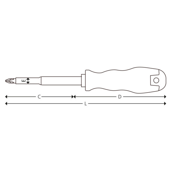 1000 V Skrutrekkere for Pozidriv® skruer - Bilde 2