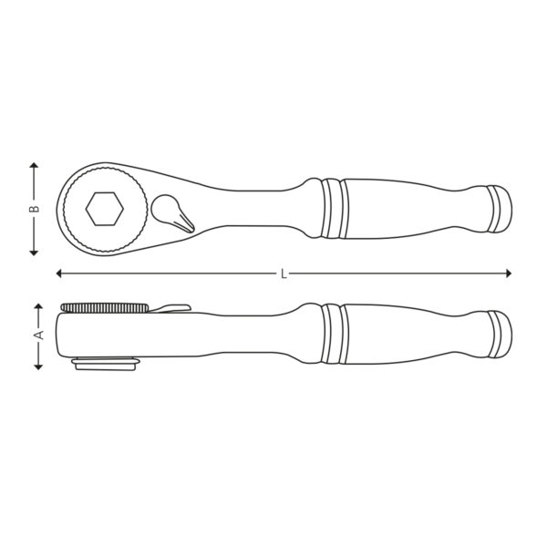 1/4” Bits-skralle - Bilde 3