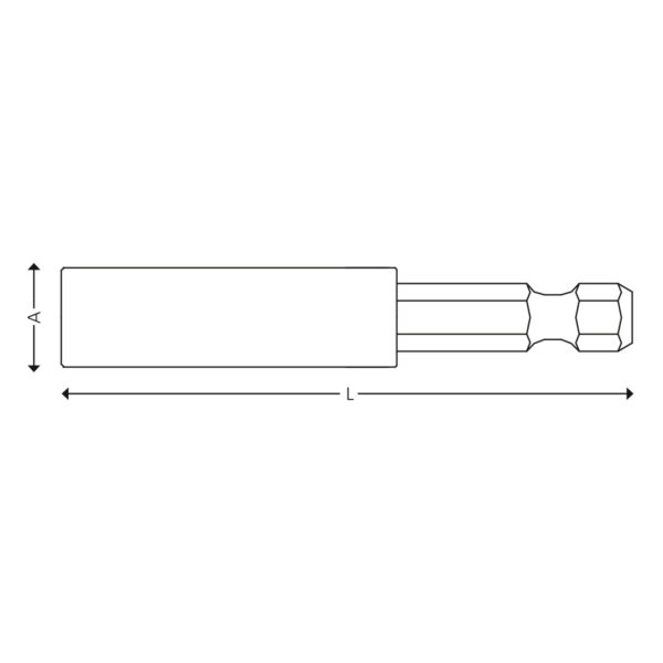 1/4” Quick-release bitsholder - Bilde 3