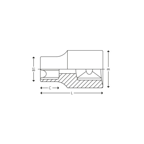 1/2” 6-Kant piper i tommer - Bilde 2