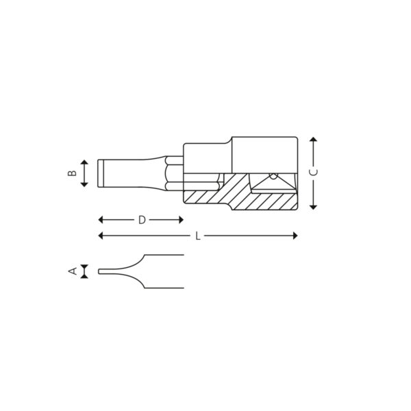 1/4” Bitspiper for sporskruer - Bilde 2