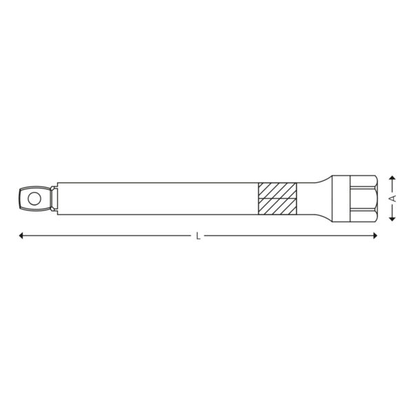 1/2" Forlengere med konisk tapp - Bilde 3