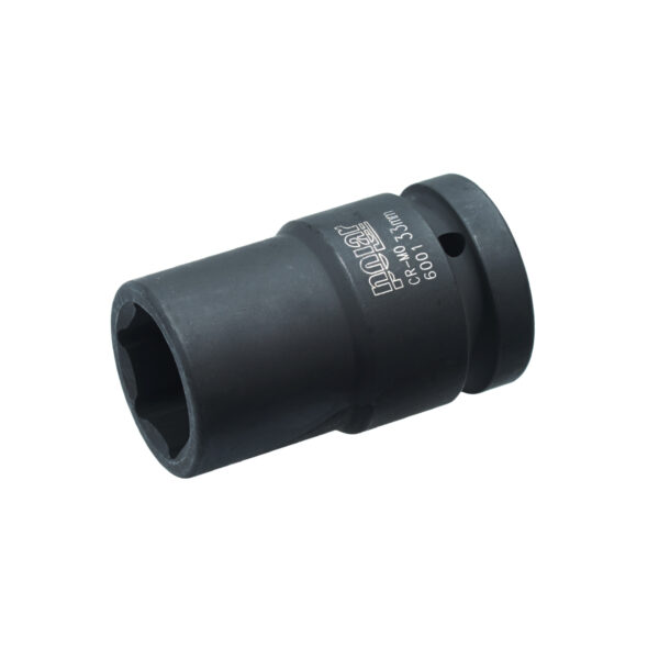 1” lange 6-kant kraftpiper i mm med tynne vegger