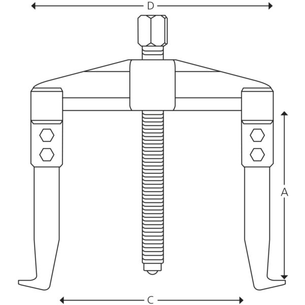 2-armet universal avtrekker - Bilde 3