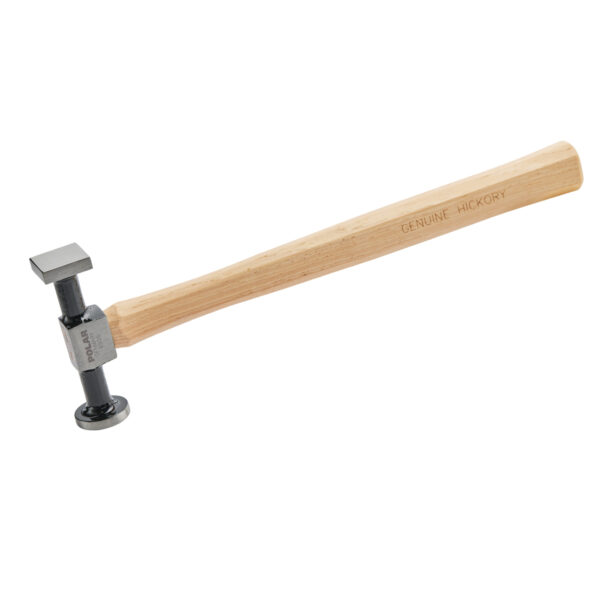 Rettehammer - flatt, rundt hode, flatt, firk. hode