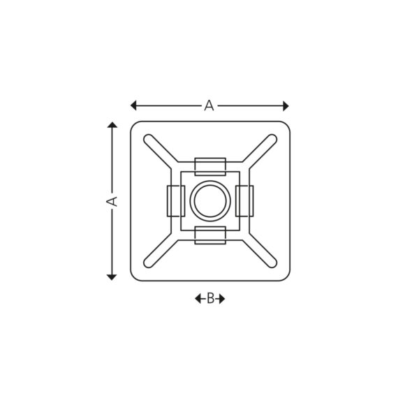 UV Strips festeplate (100 stk.) - Bilde 4