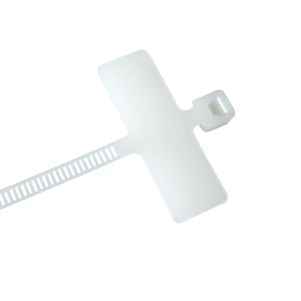 Kabelstrips med merkeplade (100 stk.)