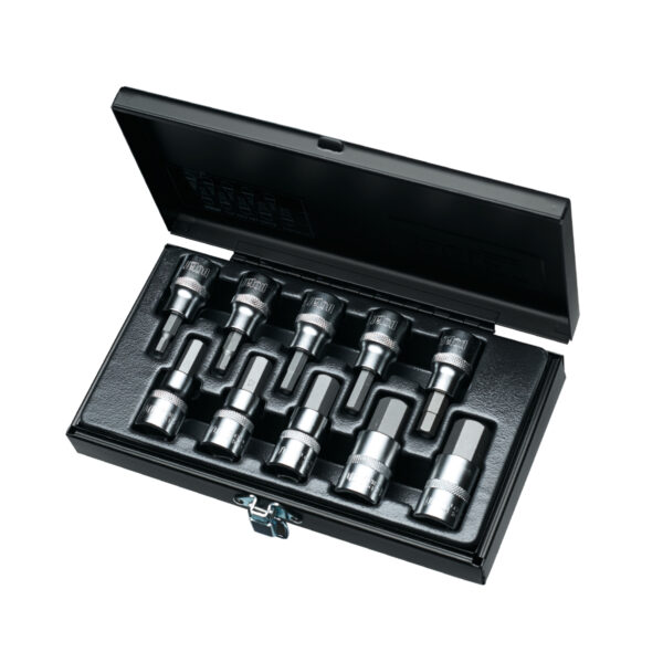 1/2” Bitspipesett for 6-kant skruer