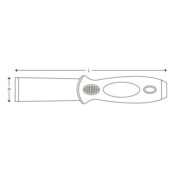 Skraper, rett - 32 mm - Bilde 2