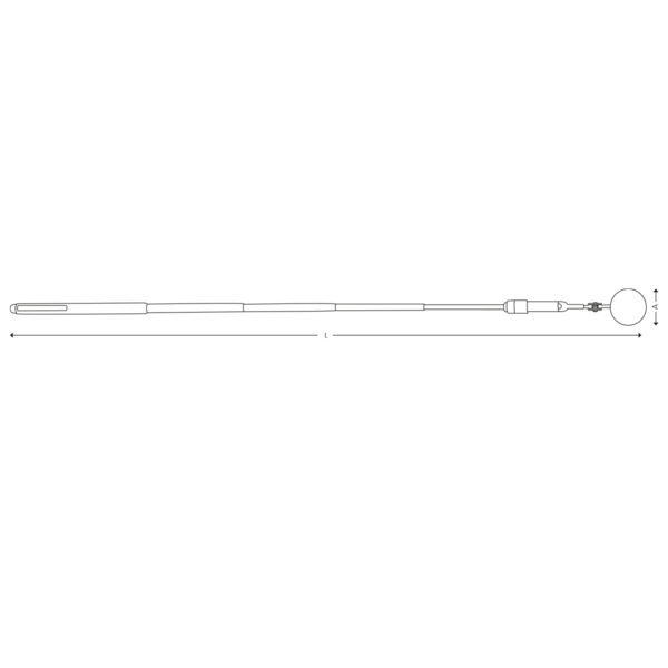Teleskopisk LED inspeksjonsspeil - Ø 30 mm - Bilde 4